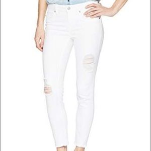 Vigoss white ripped jagger skinny jeans